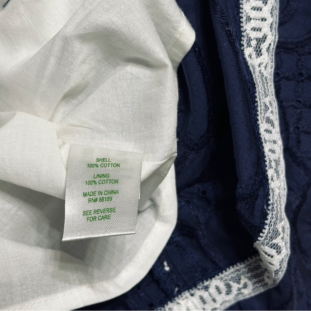 Lilly Pulitzer Navy Embroidered Sheath Dress NWT - Picture 9 of 9